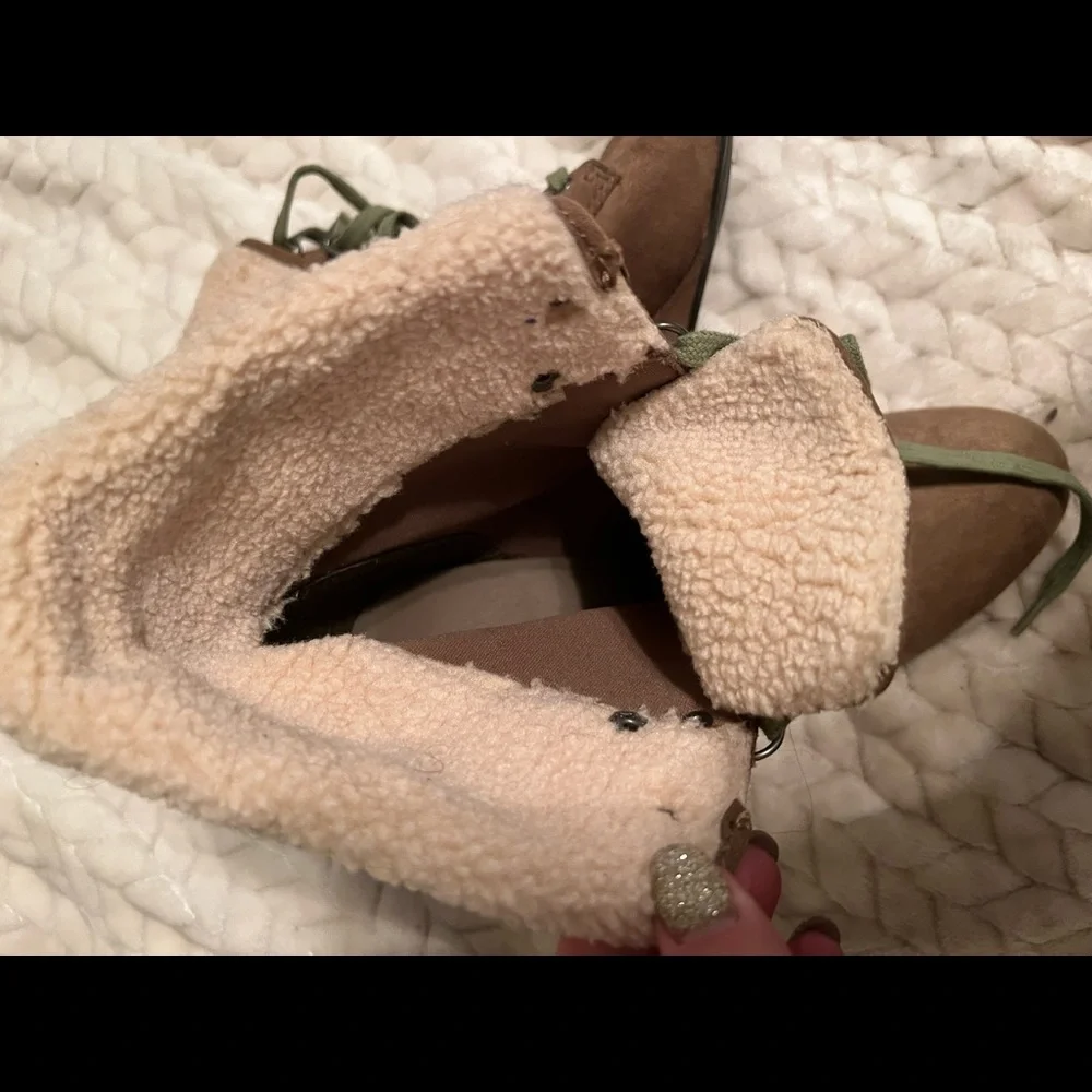 Indigo Rd. Sherpa lined wedge boots - Picture 3 of 4